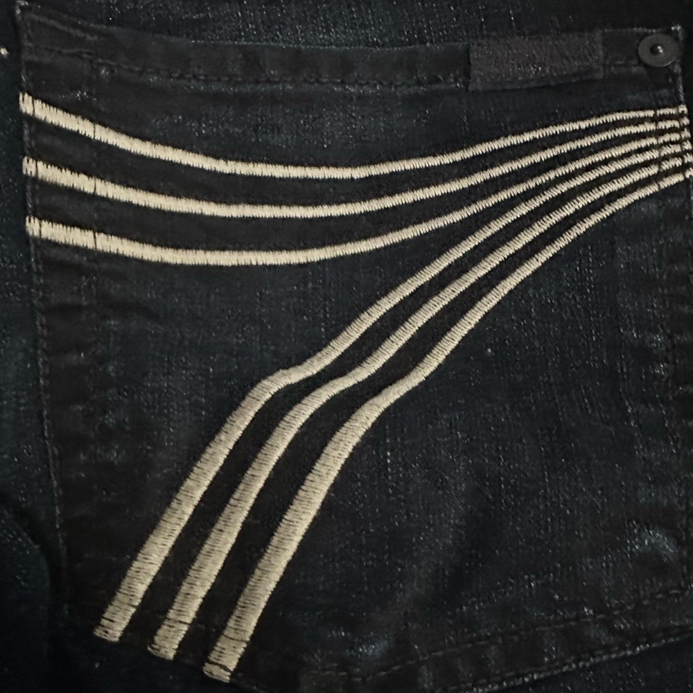 7 for all mankind dark wash Dojo Full length